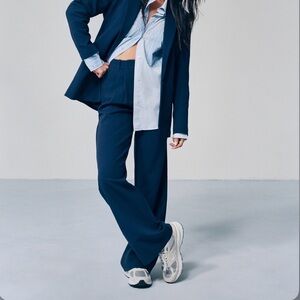 Abercrombie & Fitch Navy Blue Trousers